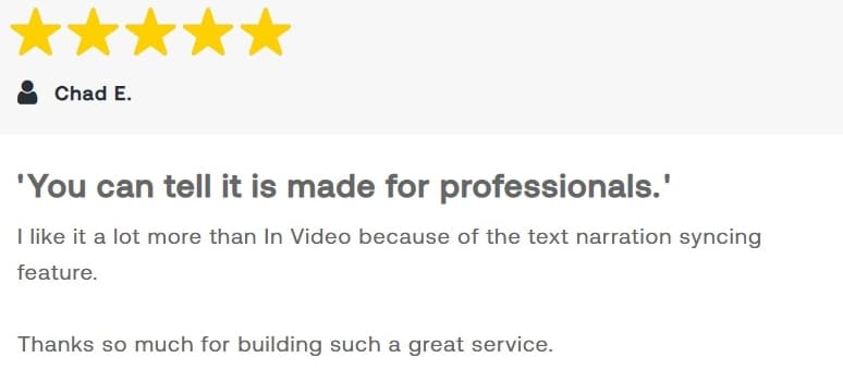 Testimonial - Pictory - Online Video Editor